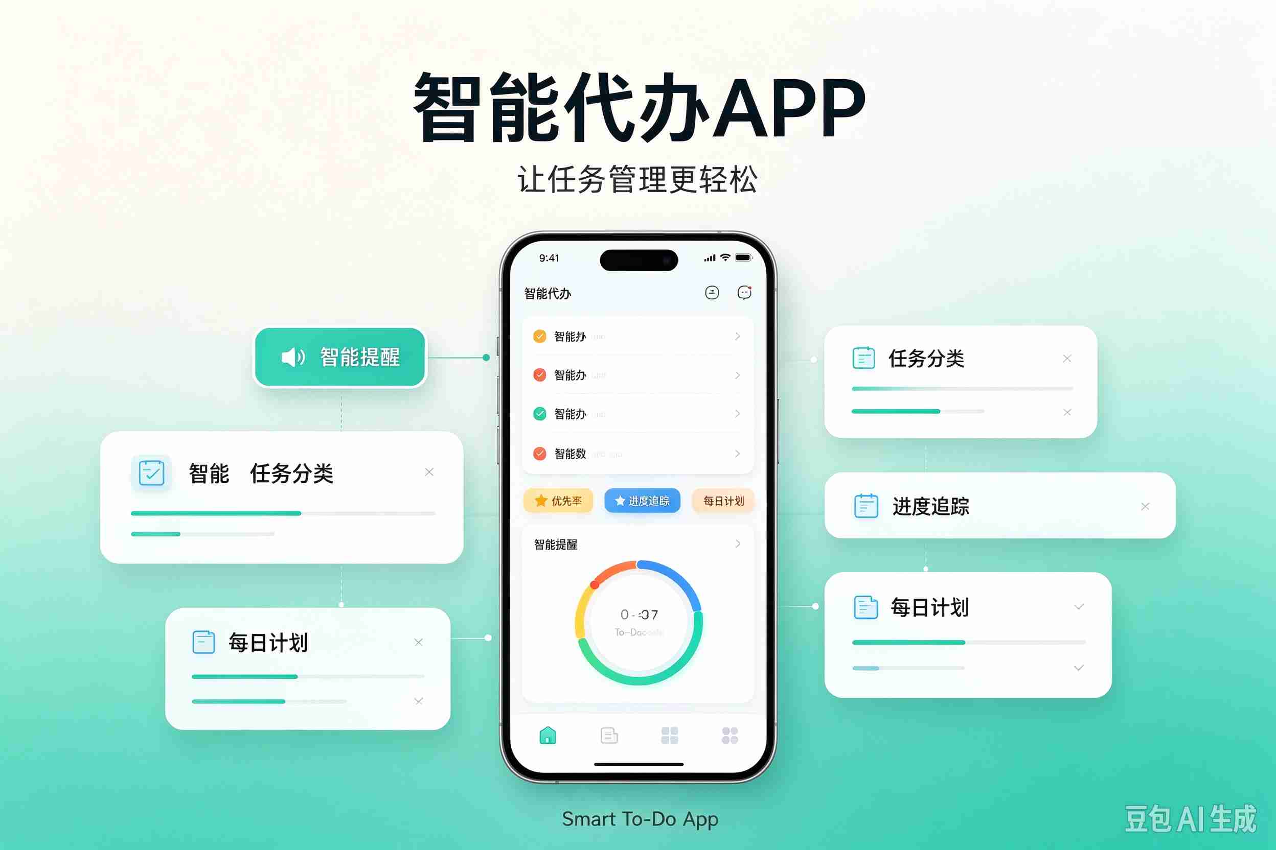 智能待办 App 预览图