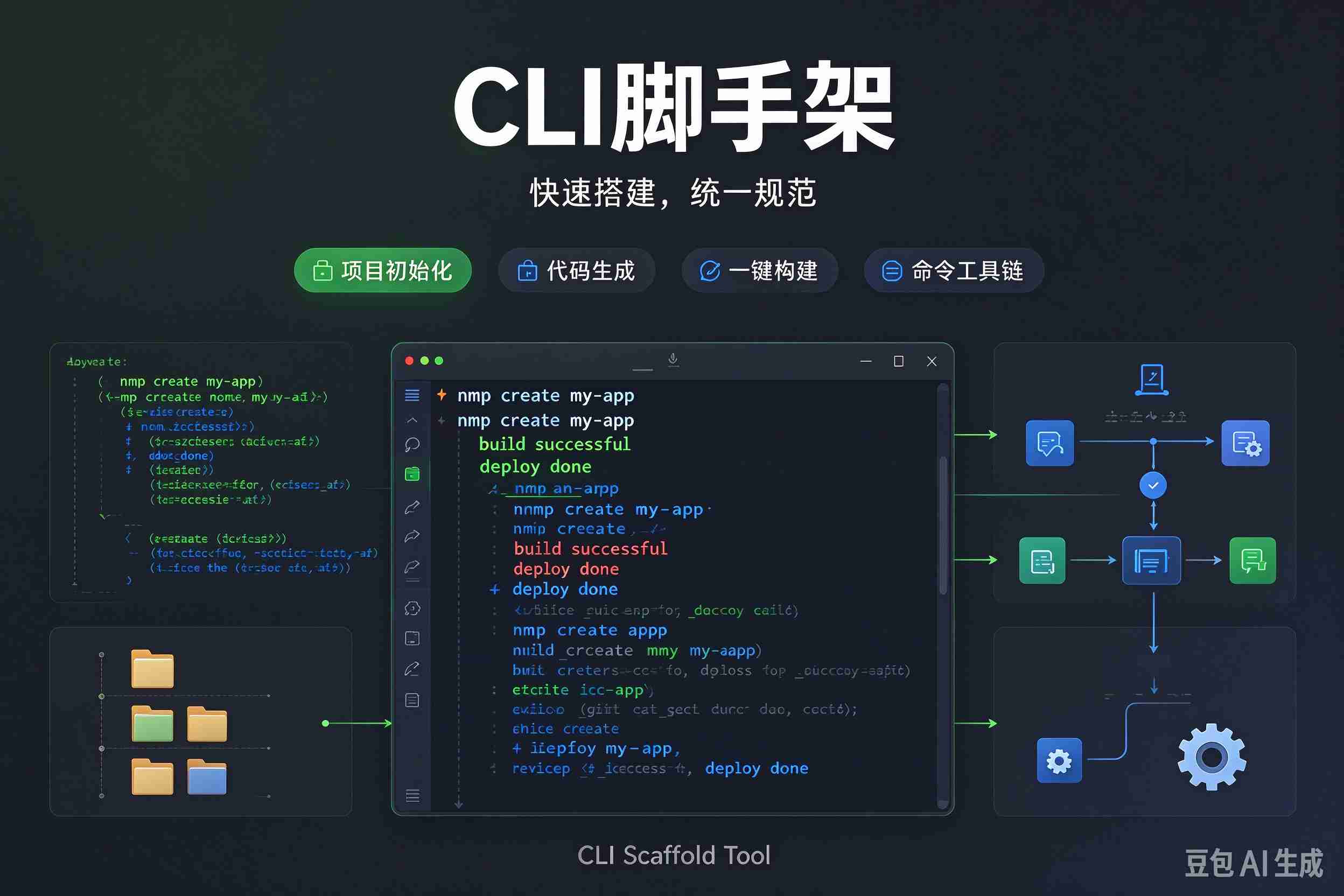 CLI 脚手架预览图