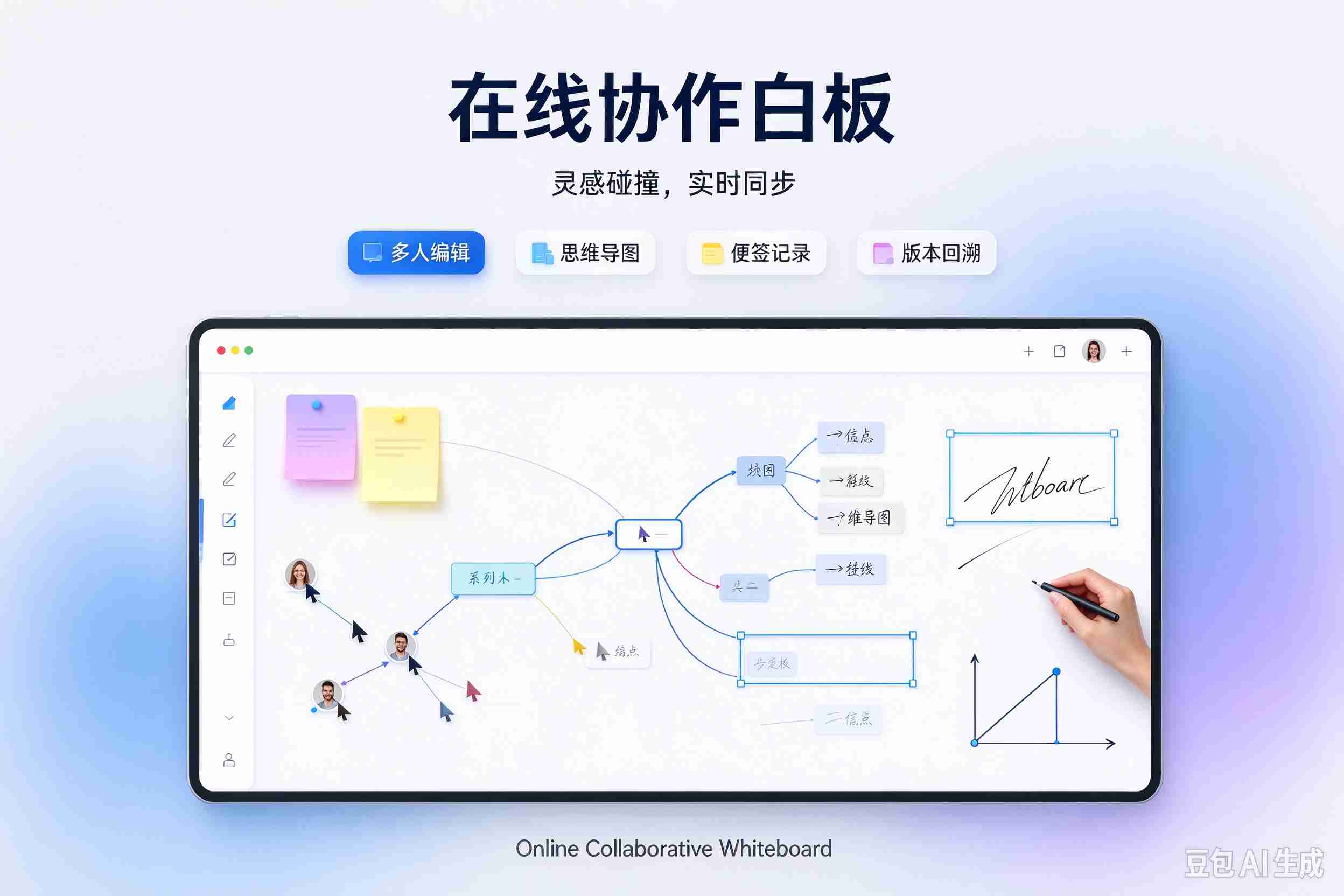 在线协作白板预览图